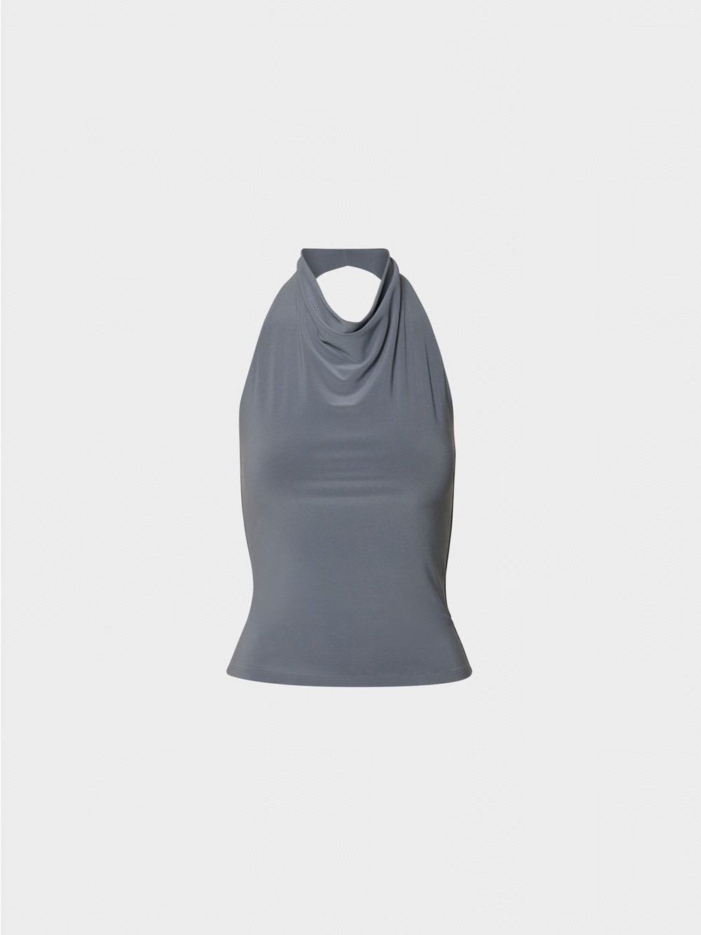 Aritzia Smooth Matter Tower Halter Top - Vintage Navy